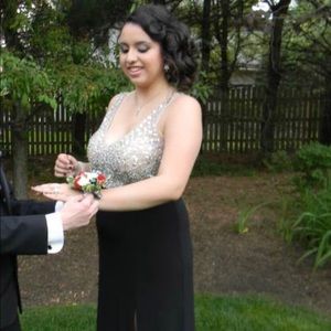 Simple Black Prom Dress